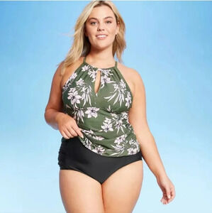 NWOT KONA SOL-Full Coverage High  Waist Bikini Bottom